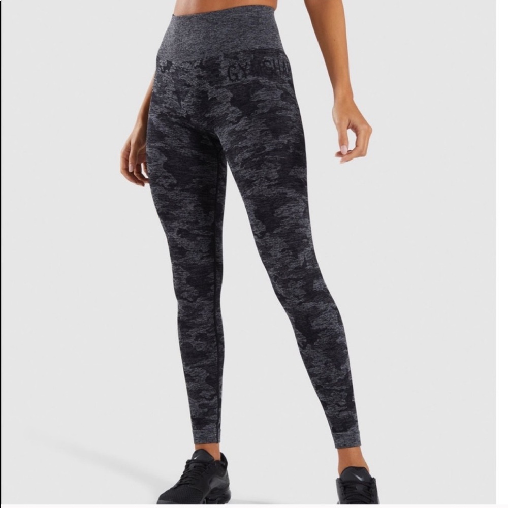 GYMSHARK seamless camouflage leggings